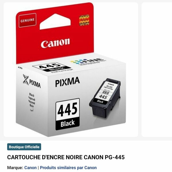 Cartouche d'Encre 445-Noir