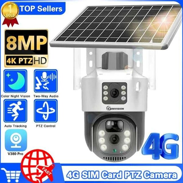 Caméra énergie solaire 4G