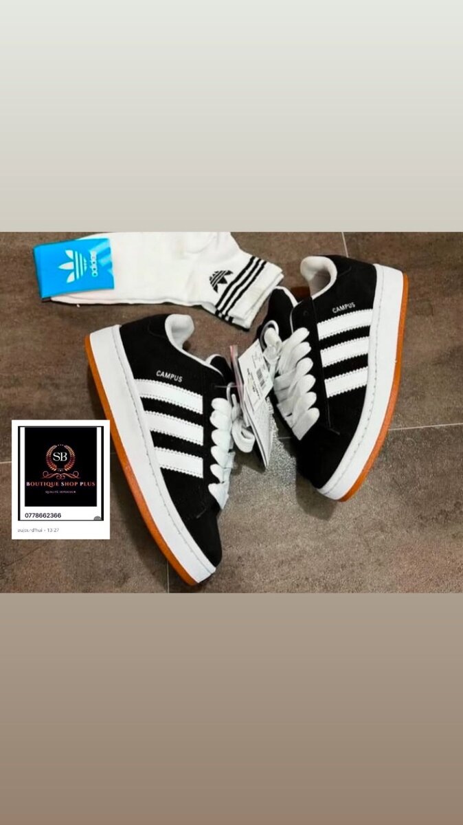 Basket adidas campus authentique avec sa boîte