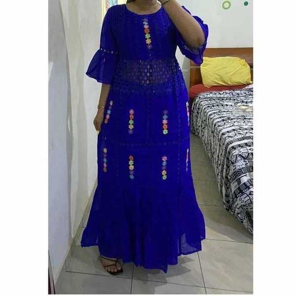 ROBES Bleu longue