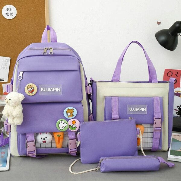 4 in 1 SPACIOUS backpack set
