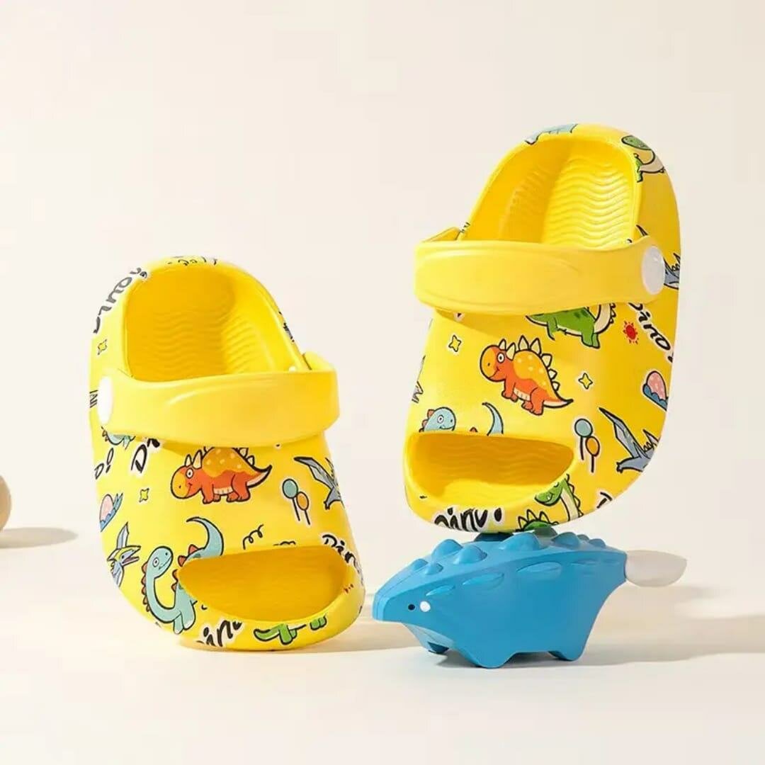 Chaussons Enfant Dino Colorés