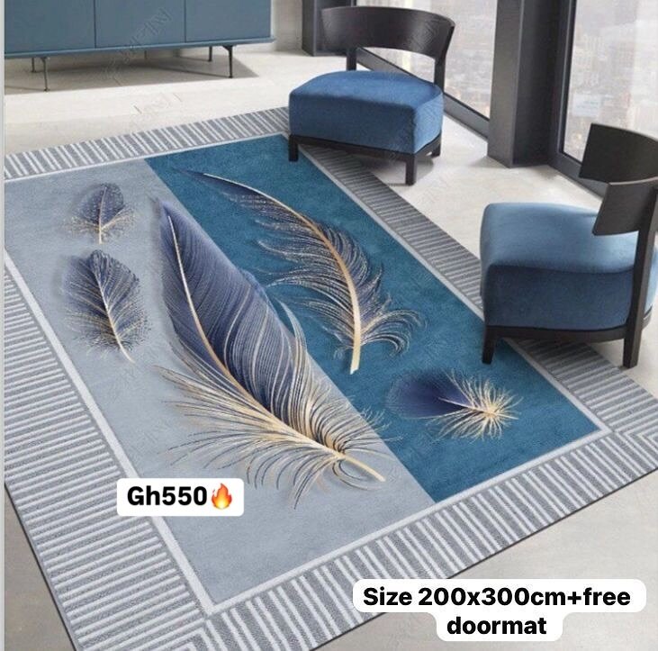 Luxurious and soft patterned carpet