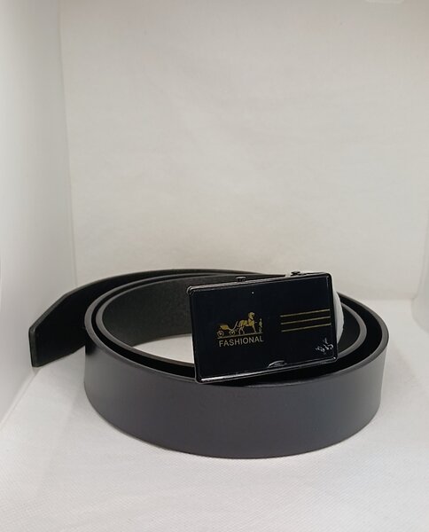 Quality leather men's belt