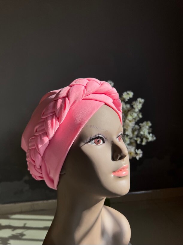 Braided Turban pink