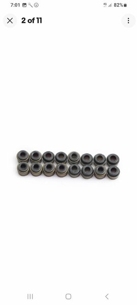 Benz valve seals