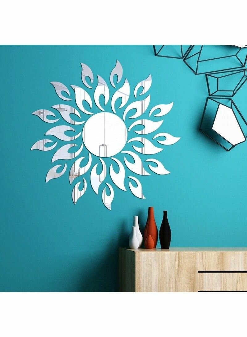 ACRYLIC STEREO MIRROR SUNFLOWER