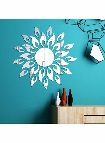 ACRYLIC STEREO MIRROR SUNFLOWER