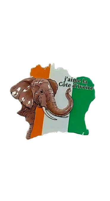 Magnet j'aime la Côte d'Ivoire