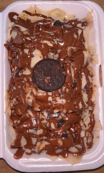 Crêpe fettuccines au chocolat