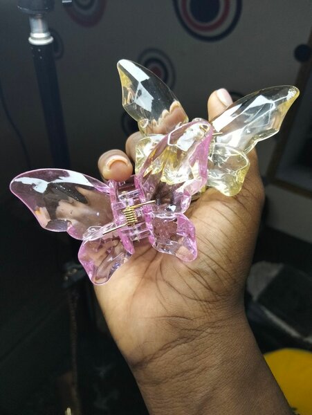 Pinces Papillon Transparente