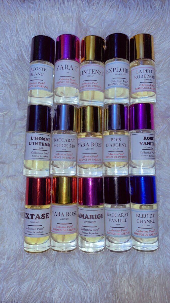 Essences brutes de parfum