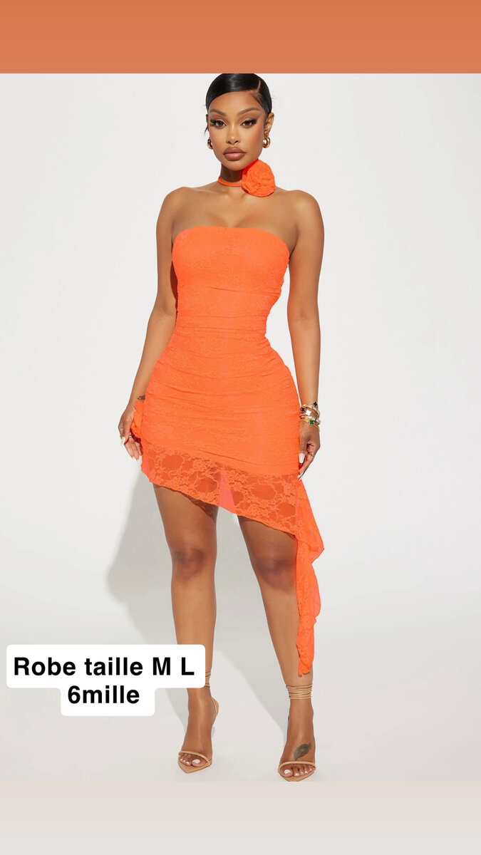Robe asymétrique chic