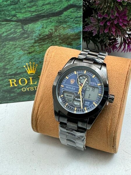 ROLEX DIGITAL AND ANALOG CHAIN WATCH