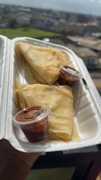 Crêpes sucrées au chocolat