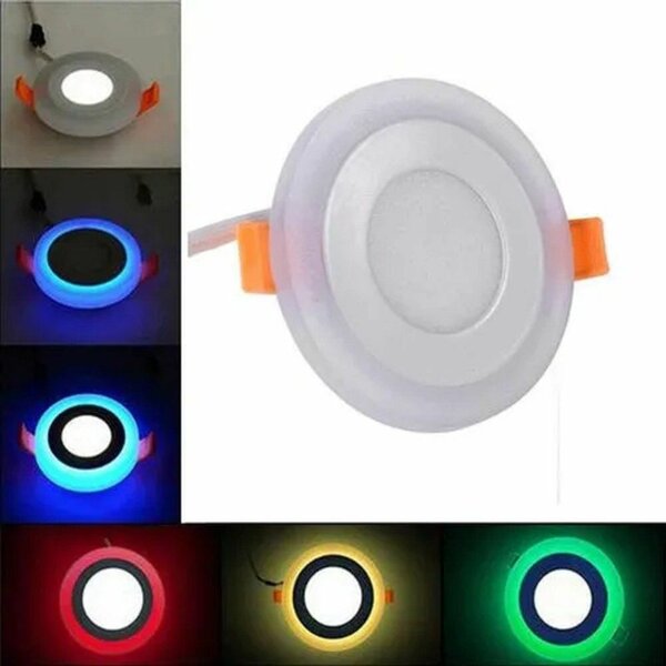 Spot LED Encastré 3+3w RVB