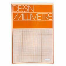 1 paquet Papier Millimétré A4