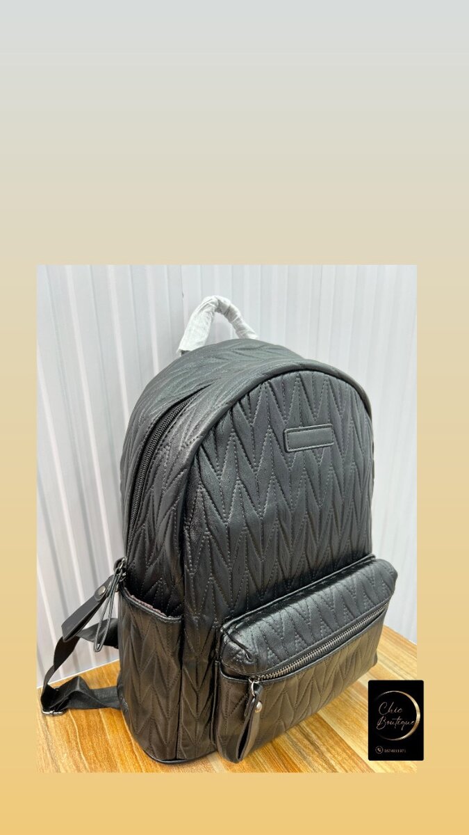 Sac à dos en cuir élégant