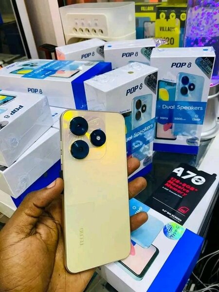 TECNO POP 8 128GB 8GB RAM PREMIÈRE COPIE CONFORME DUBAÏ