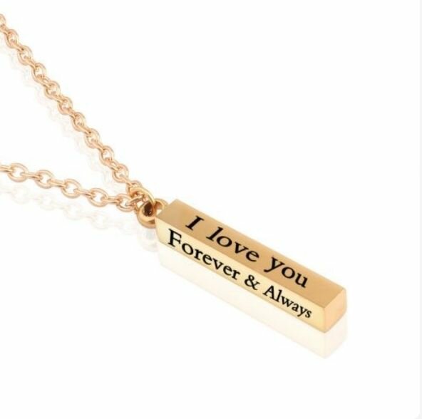 chaîne I LOVE YOU stylé