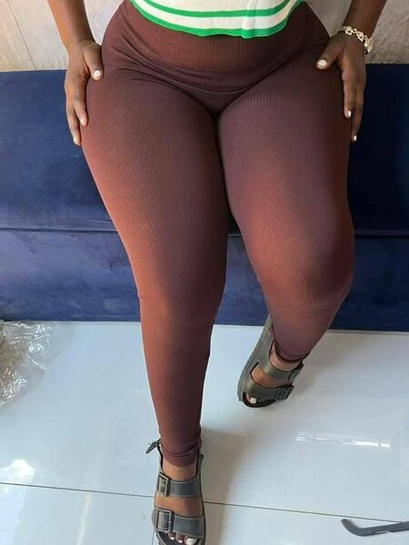 Ribbed leggings