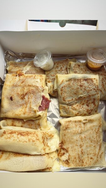 Boxe crêpe salée