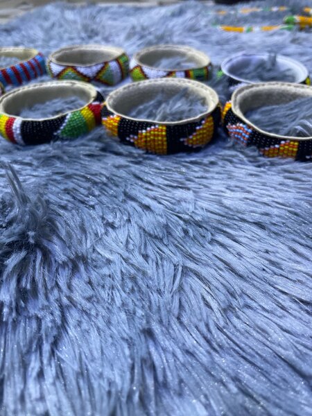 Bracelets ethniques perles colorées