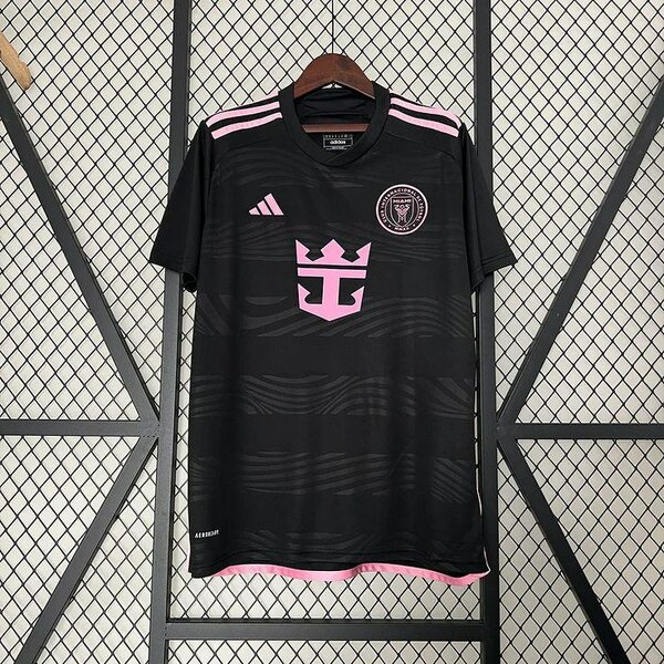 Maillot de football noir rose