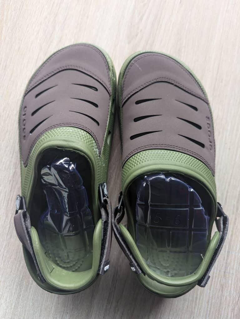 First class Crocs