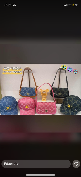 Sac avec chapeau