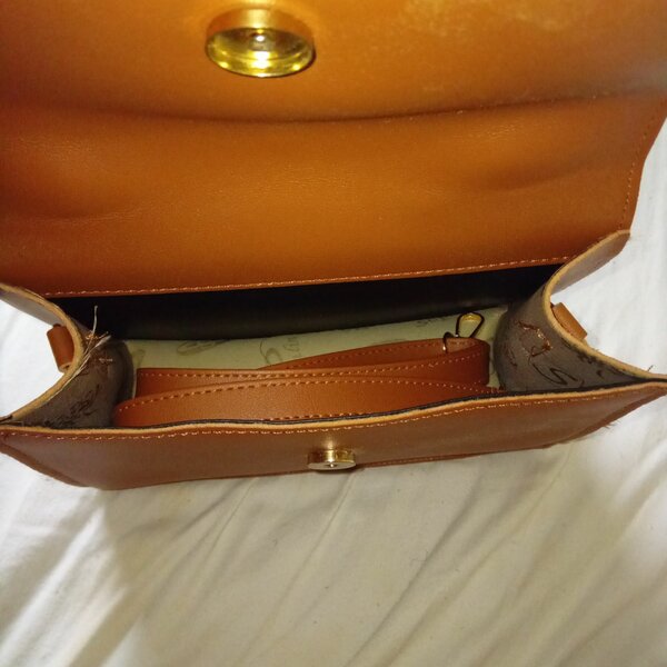 Sac en cuir marron