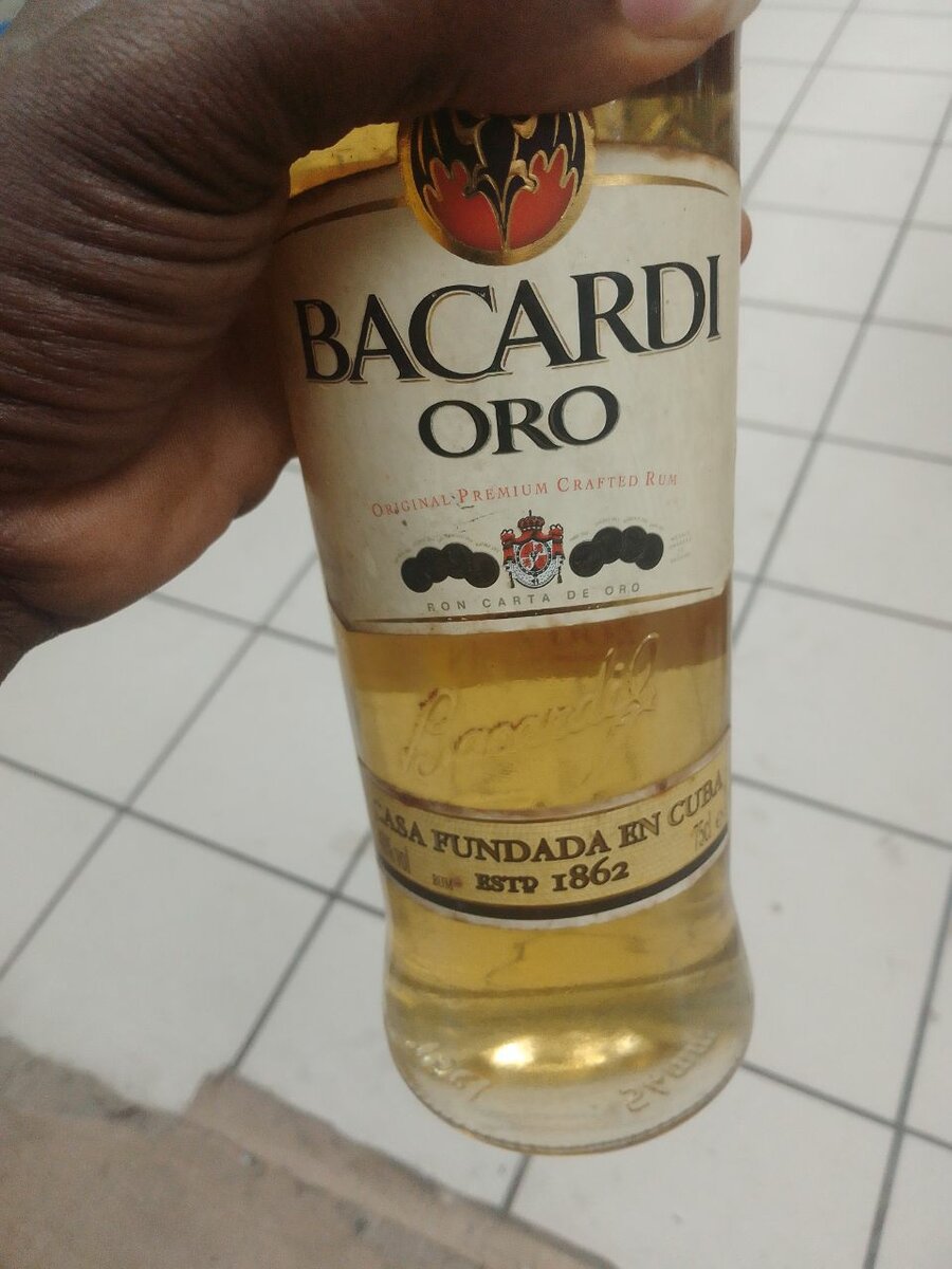 Rhum Bacardi Oro 750ml