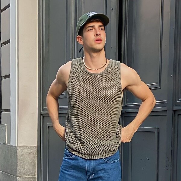 Débardeur en tricot
