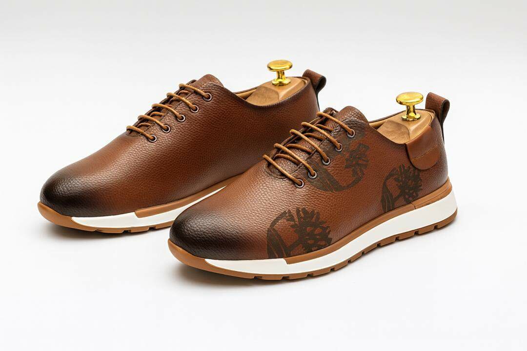 Sneakers en cuir pour hommes