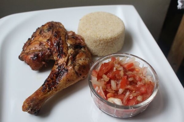 Poulet braisé