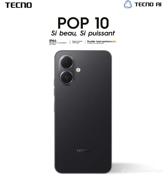 Smartphone TECNO POP 10 Puissant