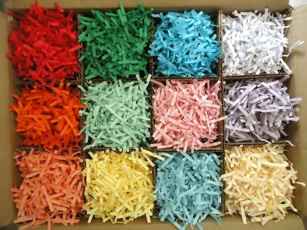 Shredded papers