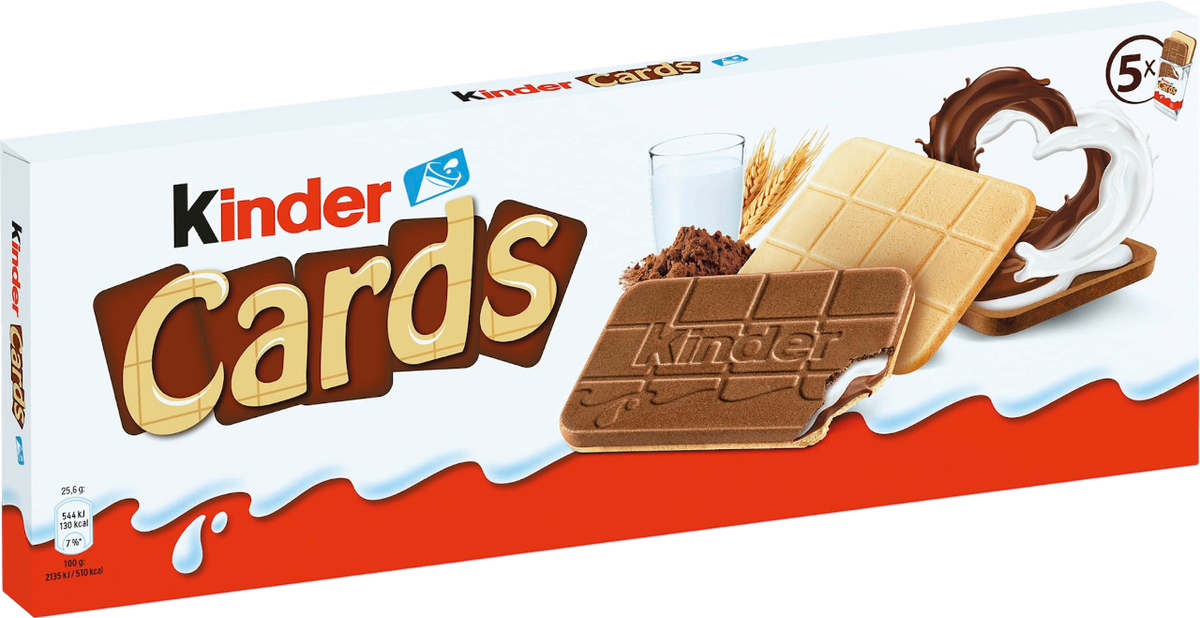 Kinder Cards Biscuits