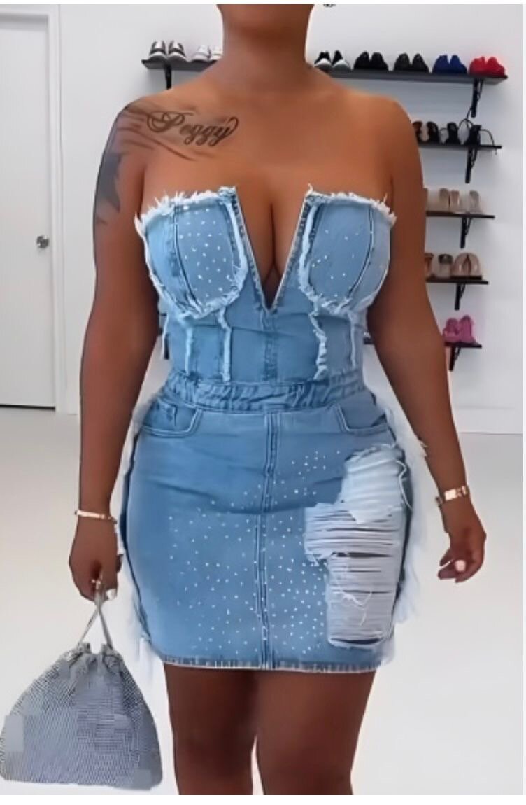 Robe jeans