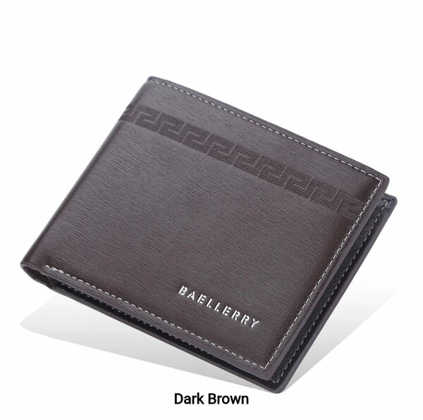 Portefeuille homme marron foncé