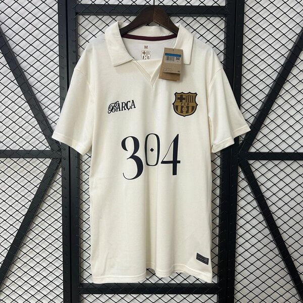 Maillot blanc Barça 304