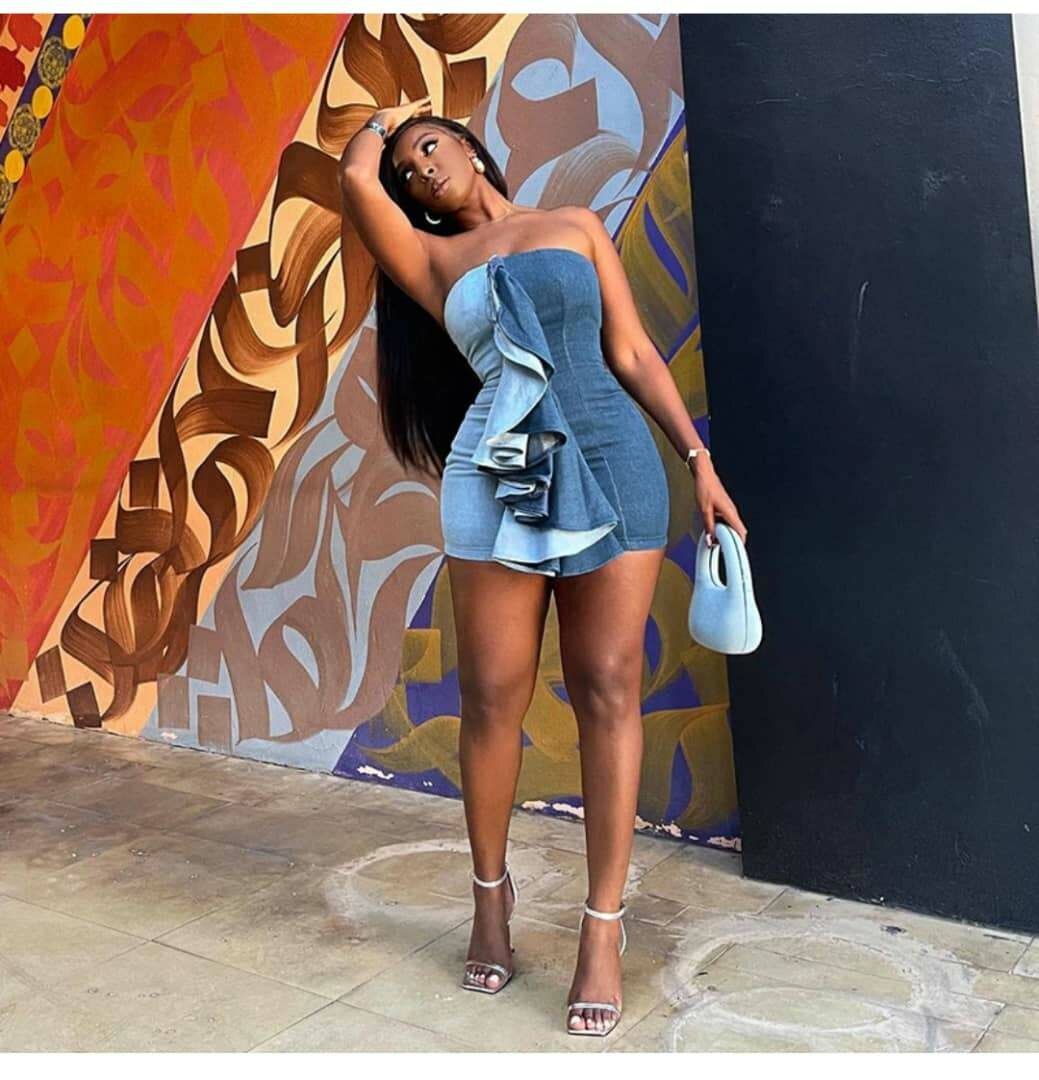 Robe jeans