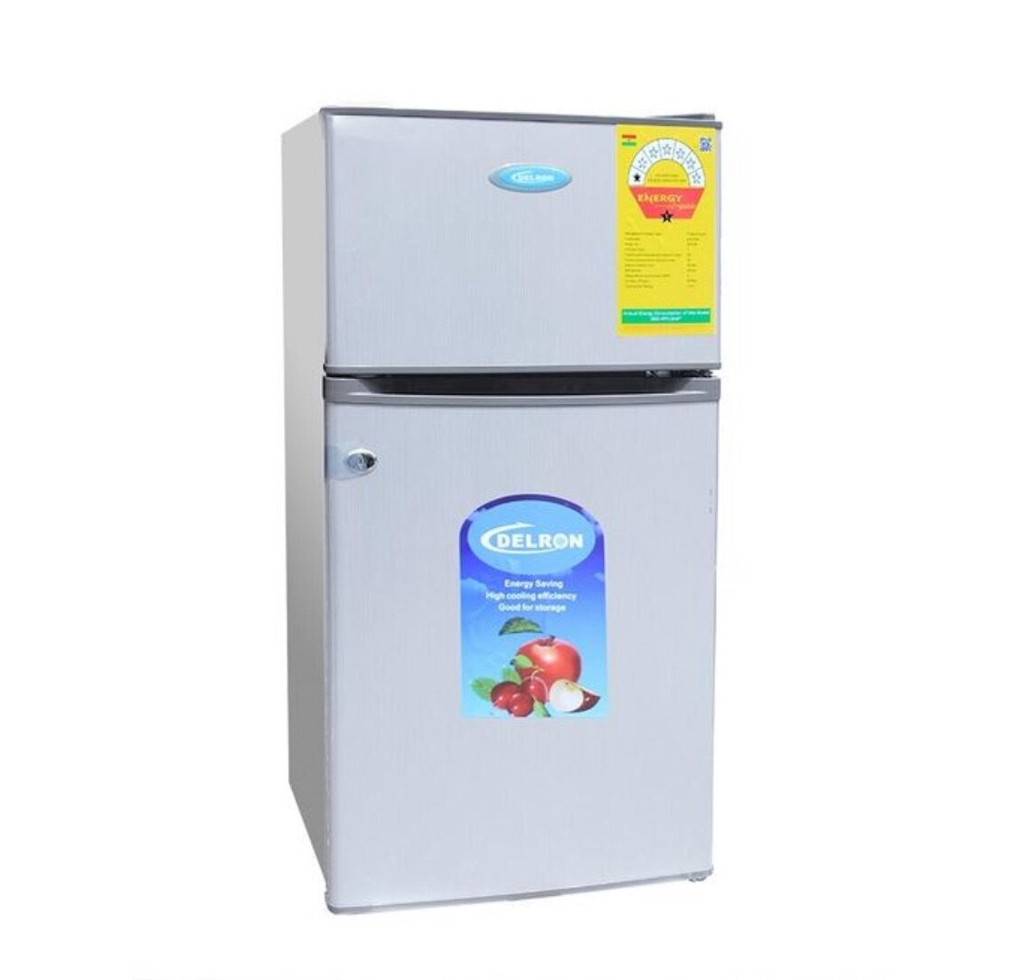 DRF-84 Double Door Refrigerator - 84 Litre - Grey