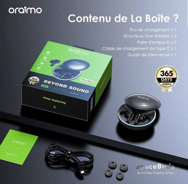 Écouteurs Oraimo True Wireless