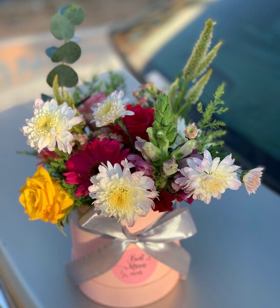 Flowers in a box