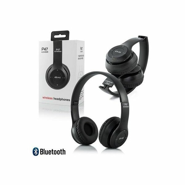 Casque Bluetooth Multi-Fonction P47-Noir