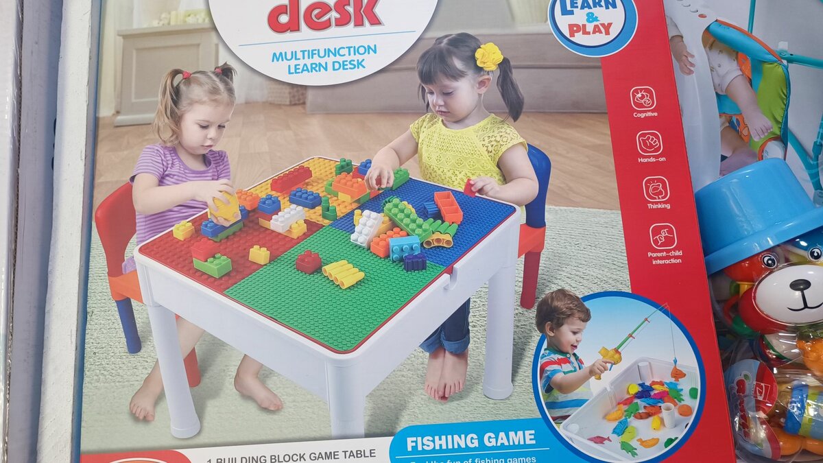 3 in 1 blocks desk
