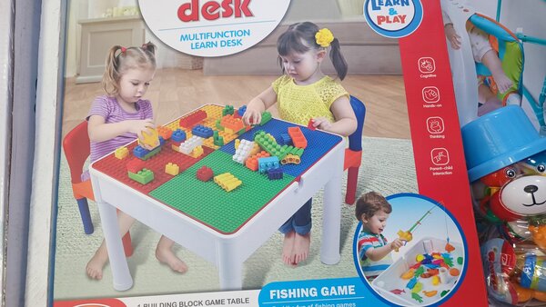 3 in 1 blocks desk