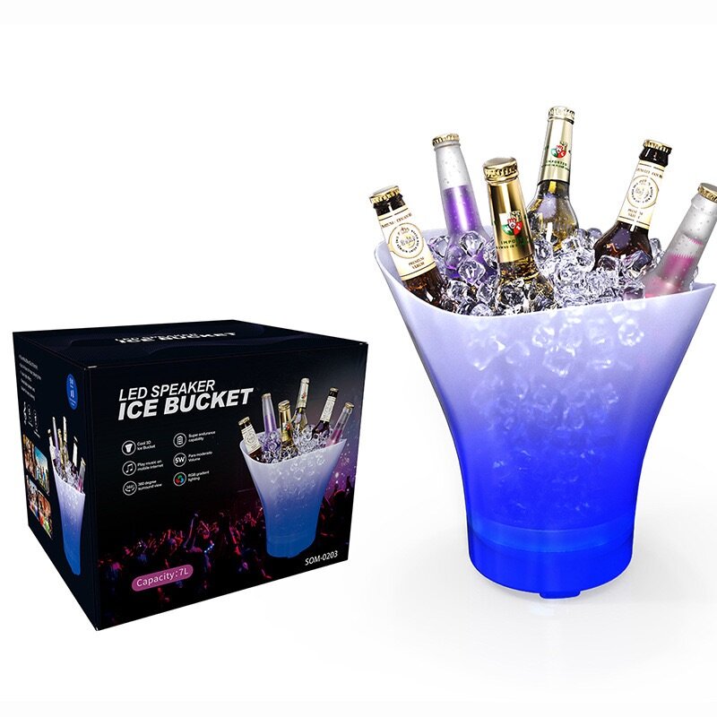 Ice Busket with Bluetooth speakers