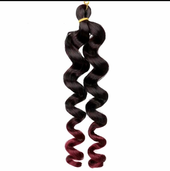 Bouncy curly braids
